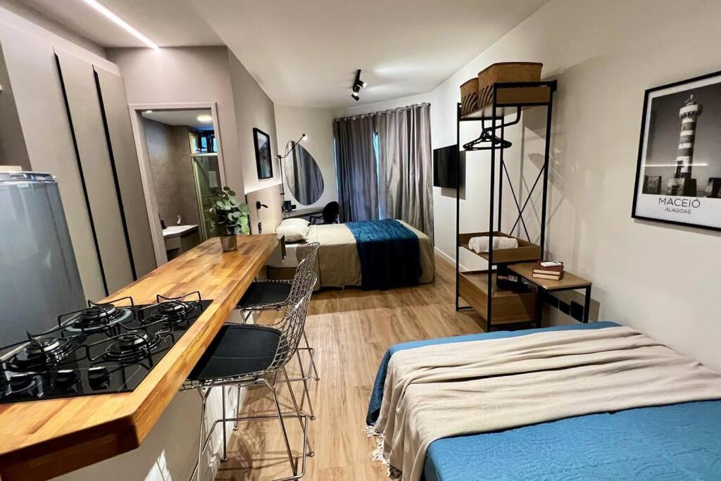 Studio 203 | Beira Mar Pajucara Com Vista | 250 Mb Maceio (Alagoas) Ngoại thất bức ảnh
